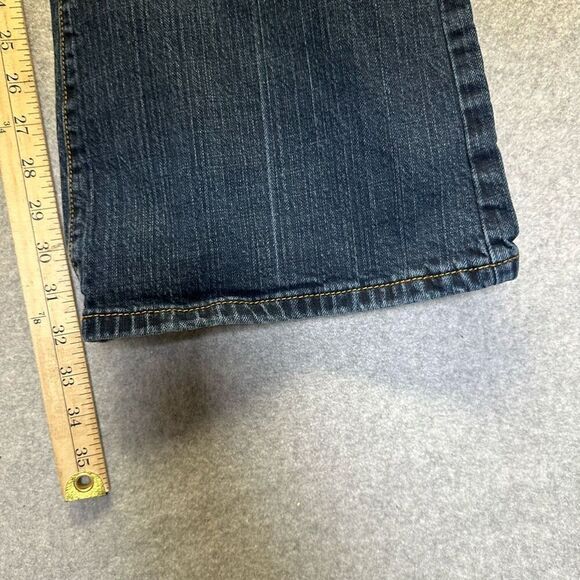 Stetson Women’s Size 18 Long Jeans Blue Dark Wash Denim Classic Bootcut Jeans - Picture 4 of 7